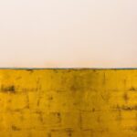 yellow and white painted wall